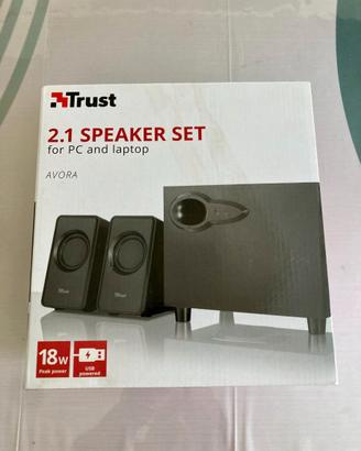 Altoparlanti 2.1 Subwoofer, Potenza di 18W