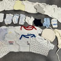 Vestiti intimo neonato 1 - 6 mesi