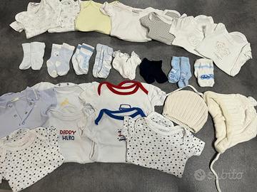 Vestiti intimo neonato 1 - 6 mesi