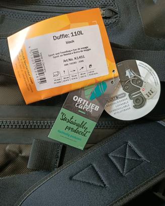 Ortlieb K1451, Duffle 110L Nero