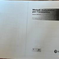 Metodi Matematici per l’economia quinta edizione