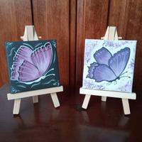 Mini tele dipinte a mano