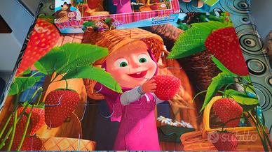 2 puzzle da 24 pezzi Masha e Orso e Peppa pig