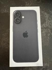 Iphone 16 nero 256 gb nuovo sigillato