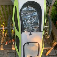 Carrellino per bici trasporto cane piccola taglia