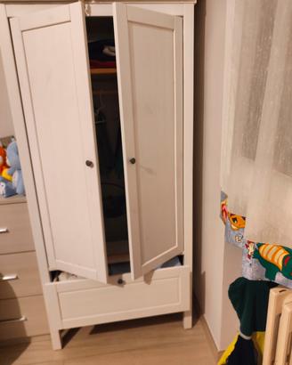 Armadio ikea Sundvik bianco