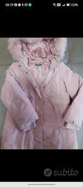 Giaccone Bambina Rosa Benetton