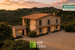 Abitazione di 200 mq e terreno agricolo 18 ettari