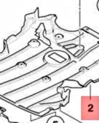 Sottoscocca anteriore bmw e90 320d originale