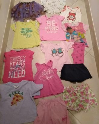 Lotto stock abbigliamento bambina 3 anni
