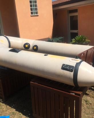 Gommone con 2 motori 850