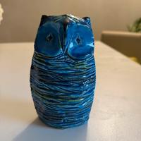 Gufo Aldo Londi Per Bitossi Ceramiche Rimini Blu