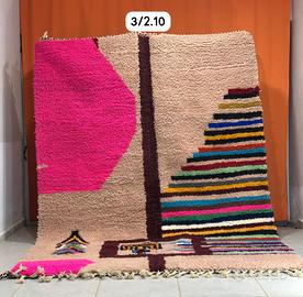 6 modelli di tappeti berberi colori  3*2 m