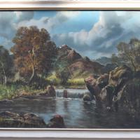 Dipinto ad olio firmato L. Lamparolo- 76x56cm