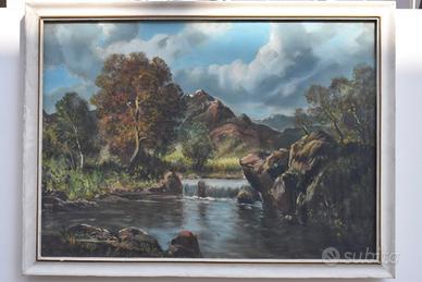 Dipinto ad olio firmato L. Lamparolo- 76x56cm