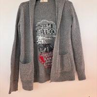 Cardigan con cappuccio Hollister