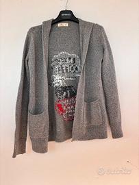 Cardigan con cappuccio Hollister