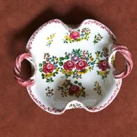 Cestino in ceramica decorato a mano - Sora Pesaro