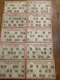 cartelle tombola antiche primi 900 lotto