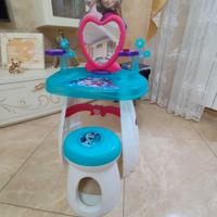 Specchiera con sgabello Frozen