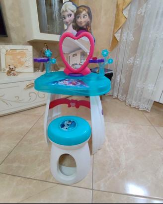 Specchiera con sgabello Frozen