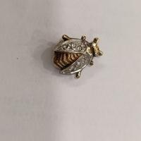 Spilla Coccinella Argento 800 Vintage 1.67gr