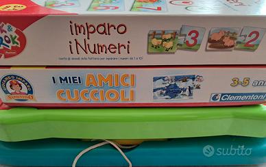 4 giochi per imparare lettere e numeri 3-6A