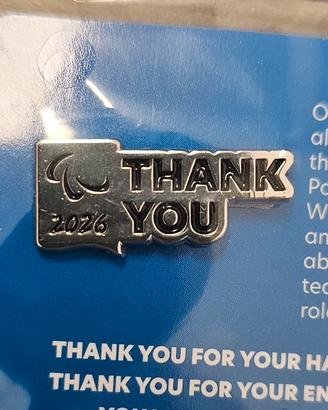 Spilla Olimpiadi TUI 2026