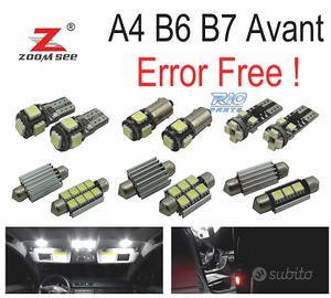 KIT 23 LAMPADE LED INTERNE AUDI A4 S4 RS4 B6 B7 QU