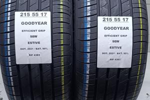 2 GOMME 215 55 17 GOODYEAR RIF4383