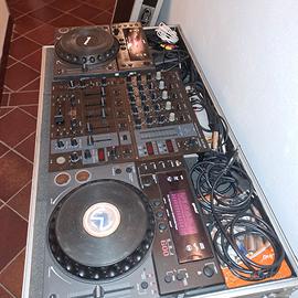 Console completa DJ Mixer Behringer + CDJ Gemini