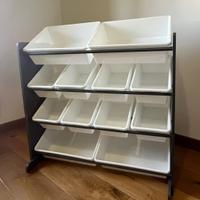 Scaffale porta giochi