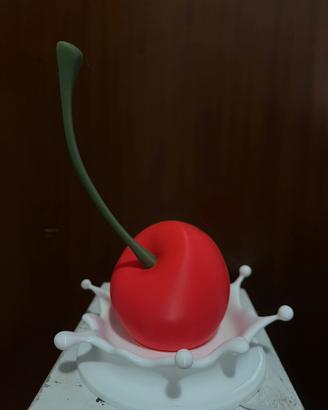 Lampada da Tavolo Pop Art Ciliegia con Splash