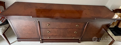Credenza in radica di noce