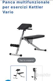 Panca esercizi Kettler Vario