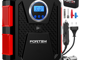 FORTEM Compressore Aria Portatile per Pneumatici