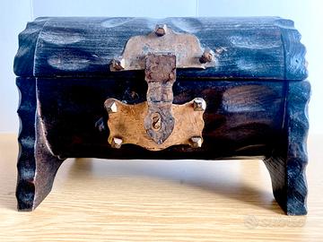 Cofanetto baule porta gioielli portagioie Art Deco