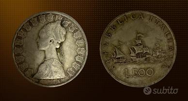 Monete 500 lire argento
