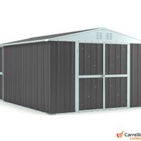 Box capanno acciaio lamiera 327x459 grigio scuro