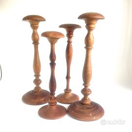 Set 4 espositori per cappelli Inghilterra 1920