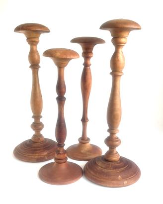 Set 4 espositori per cappelli Inghilterra 1920