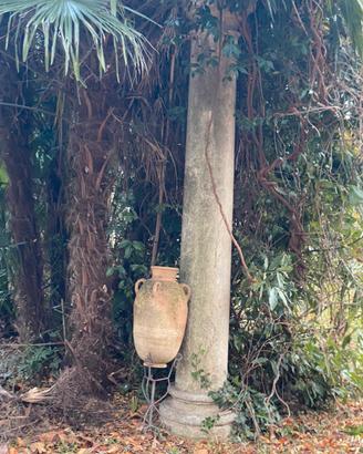 coppia colonne in pietra antiche