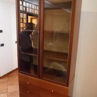 Libreria credenza in legno
