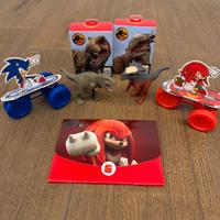 Set giochi 2 dinosauri e Sonic e Knuckles
