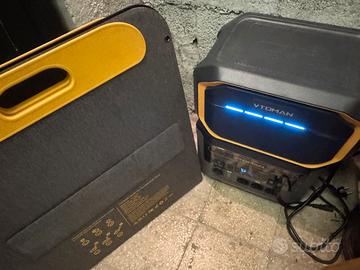 Vtoman 1500 battery pack pannello solare