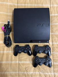 Playstation 3 320gb con tre controller e minecraft