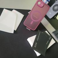 Custodia per Apple iPhone 16e magnetica + 2 vetri
