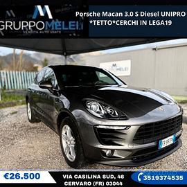 Porsche Macan 3.0 S Diesel UNIPRO *TETTO*CERCHI IN