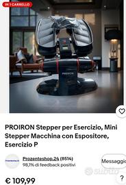  STEPPER X ESERCIZIO FITNESS POIRON 