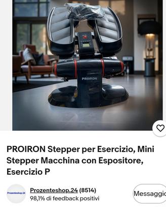  STEPPER X ESERCIZIO FITNESS POIRON 
